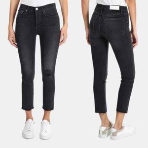 RE/DONE high rise ankle crop